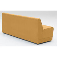 【軒先渡し】オリバー システムソファ Hygiene 幅1800mm オレンジ 1台（直送品）