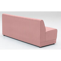 【軒先渡し】オリバー システムソファ Hygiene 幅1800mm ピンク 1台（直送品）