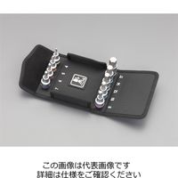 エスコ 1/2”DR/4ー17mm [INHEX]ビットソケット(ホールド機能) EA617AM-600 1組（直送品）