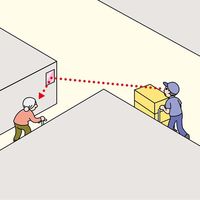 コミー FFミラー通路 片側用(マグネットタイプ) FT23AM 1個 3-5203-01（直送品）