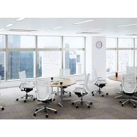 CP81AR FEH8 |オカムラ バロン オフィスチェア エクストラハイバック 可動肘付 メッシュ ポリッシュフレーム ブラックボディ ブラウン（直送品）