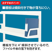 オカムラ スチールOAデスク ビラージュ VILLAGE デスク専用コネクトシェルフ 幅1400mm用 片面 1台（取寄品）