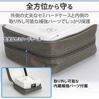 エレコム（ELECOM） Blu-ray対応ファスナーケース（60枚） セミハード ホワイト CCD-HB60WH 1個