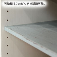 白井産業 ランドキッズ キッズ向けランドセルラック ホワイト×ライトブルー 幅627×奥行293×高さ932mm 1台（直送品）