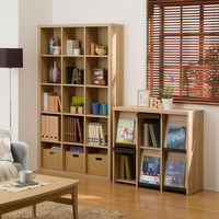 白井産業 セパルテック 重厚感のある本棚 フラップ扉 飾り棚 A4対応 木製 ナチュラルブラウン 幅947×奥行413×高さ1223mm 1台（直送品）