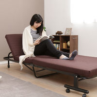 アイリスオーヤマ 折りたたみベッド OTB-BR