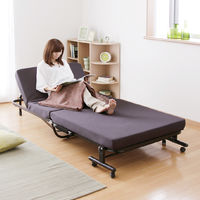 アイリスオーヤマ 折りたたみベッド 高反発ウレタン仕様　OTB-KR　1台（直送品）