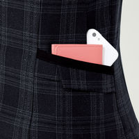 アイトス Pieds オーバーブラウス ブラック 23号 HCL6320-099 1着（直送品）