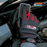 【ポリウレタン手袋】 ミタニコーポレーション MAD ON WORK 合皮手袋 3GRエムテック 209534 ブラック L 1双