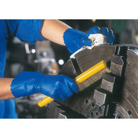 ショーワグローブ ショーワ 塩化ビニール手袋 ブルーフィット(薄手)3双パック Mサイズ NO181-M3P 1袋(3双) 790-0911（直送品）