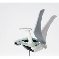 オカムラ スフィア EXハイ ハンガー無 固定肘 ナイロンキャスター 張地リネット 黒×ダークグレー CT2EAA FRU2 1脚（直送品）