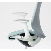 オカムラ スフィア ハイバック ハンガー無 可動肘 ナイロンキャスター 張地リネット 灰×ダークグレー CT4CAE FRU2 1脚（直送品）