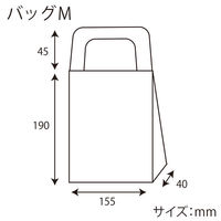 シモジマ 【ケース販売】HEIKO 箱 クラフトギフトBOX バッグM 006897925 1ケース(10枚入×10袋 合計100枚)（直送品）