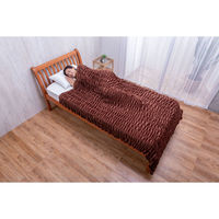 ファミリー・ライフ からだにフィットする発熱毛布 04109 1セット(3色入)