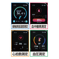 グループストア 24時間健康管理多機能スマートウォッチEX a28573 1個（直送品）