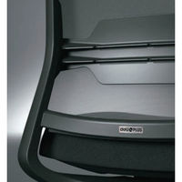 【軒先渡し】プラスファニチャーカンパニー DP-C5 事務イス ブラック×ブラック KC-DPC5-60ML BK      1脚（直送品）