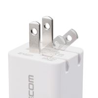 USB充電器 タイプC PD 20W USB-C USB-A 各1ポート コンパクト ホワイト EC-AC22WH エレコム 1個（直送品）