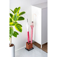 karari（カラリ） 珪藻土 アンブレラスタンド 6本斜め ブラウン 1個 アネスティカンパニー