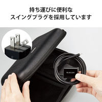 iPhone iPad 充電器 ライトニングケーブル一体 1.5m PD20W ブラック MPA-ACLP05BK エレコム 1個（直送品）