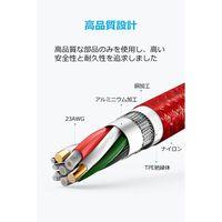 Anker USB Type-Cケーブル 1.8m 高耐久 PowerLine+ USB3.0 レッド A8169091 1本