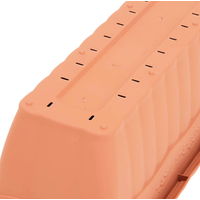 【園芸用品】アップルウェアークイーンプランター 700型 ブラウン 24L 700×300×225mm ガーデニング