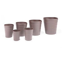 【園芸用品】アップルウェアークラフトポット 35型 ダークブラウン 17L 350mmΦ×340mm 鉢 ガーデニング