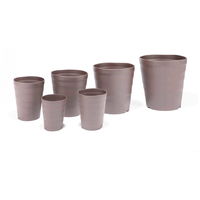 アップルウェアークラフトポット 18型 ダークブラウン 3L 178mmΦ×194mm 鉢