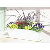 アップルウェアークイーンプレート 700型 ホワイト 695×285mm プランター用受皿