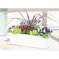 アップルウェアークイーンプレート 650型 ホワイト 640×215mm プランター用受皿