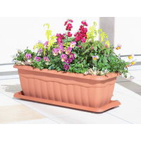 アップルウェアークイーンプレート 550型 ブラウン 540×215mm プランター用受皿