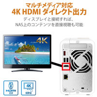 NAS QNAP TS-262 単体 メモリー 4GB 組み立て式 1台