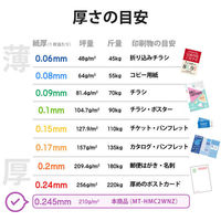 エレコム マルチカード 名刺 マット紙 厚口 白 名刺サイズ 両面印刷用 1箱（240シート入）（わけあり品）
