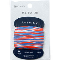 横田 DARUMA 刺し子糸<細> col.401 40mカード巻 DRM2400-401 1セット(3枚)