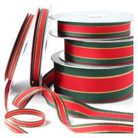 小西リボン クリスマスリボン KR3150-24-1 1セット(3巻/1セット)（直送品）