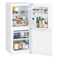 【軒先渡し】ハイアール 121L　2ドア冷凍冷蔵庫　ファン式 JR-NF121B 1台（直送品）