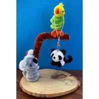 創アンド遊 カラーモール 緑 直径6mm 10本入