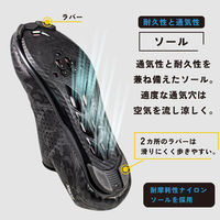 GORIX ビンディングシューズ ブラック GW-Gecko 42(26.0cm) 43522 1個（直送品）