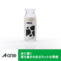 エーワン（A-one）ラベルシール 水に強い パッケージラベル 耐水紙 レーザー シール A4  ノーカット 100シート 徳用 28392×5袋