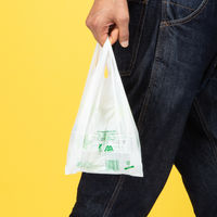 福助工業 ニューイージーバッグバイオ25 レジ袋（乳白）バイオマス25%配合 SSサイズ 8号 500枚