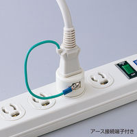 サンワサプライ 2P-3P変換アダプタ TAP-AD1RN 5個（直送品）