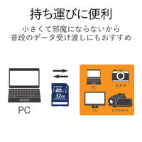 エレコム SDHCカード/UHS-I U1 30MB/s 32GB MF-HCSD032GU11A 5個（直送品）