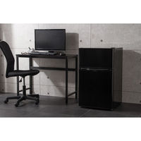 【軒先渡し】ジェネレーションパス シンプラス 2ドア冷蔵庫87L ブラック SP-87L2-BK 1個（直送品）