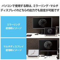 HDMI切替器 3入力1出力 手動 / 自動 切り替え器 リモコン付き ブラック DH-SW8KP31BK エレコム 1個（直送品）