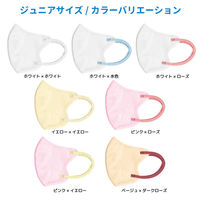 立体フェイスラインマスク 7枚入 ジュニア ピンク×イエロー 3袋セット RFK-PY-AS 1セット（3袋） エスパック（直送品）