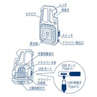オーム電機 コンパクトツールライトLHーCS81A5 08-1517 1個