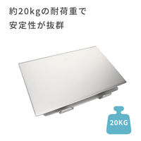 MOTTERU 冷却スリット付き 高さ角度調整可能 アルミ製ノートPCスタンド シルバー MOT-PCSTD01S-SV 1個