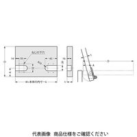 スガツネ工業 ダンパーヒンジ HGーJHM16型 HGーJHM16ー50WT 1個（直送品）