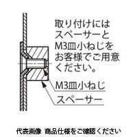 スガツネ工業 ステンレス鋼製ハンドル 980641・980642 980642 1セット(2個)（直送品）