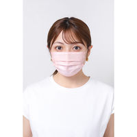 Kirei Mask（キレイマスク） コーディネートカラー（ピンク・ベージュ）すこし小さめ 1箱（40枚入） 川本産業 カラーマスク