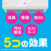 カビ取り 掃除 隙間 らくハピ エアコンの防カビスキマワイパー 取替え用 1個（5枚入） 時短 ほこり 簡単 アース製薬